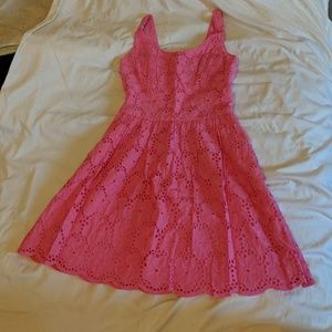 Lilly Pulitzer Pink Eyelet dress